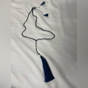 Zacasha Beaded Tassel Necklace